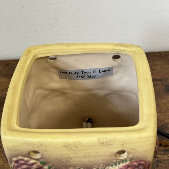 Scentsy Pinecone Wax Warmer No Lid, Tested Fall Rustic Retired 5" Height - Picture 12 of 15